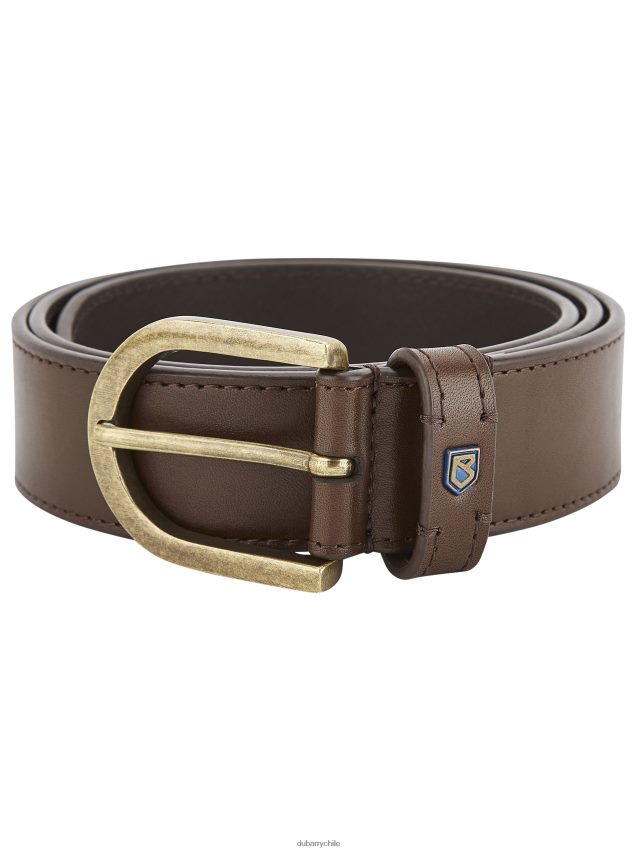 accesorios cl Dubarry hombres cinturón de cuero porhall marrón 4826BV1050
