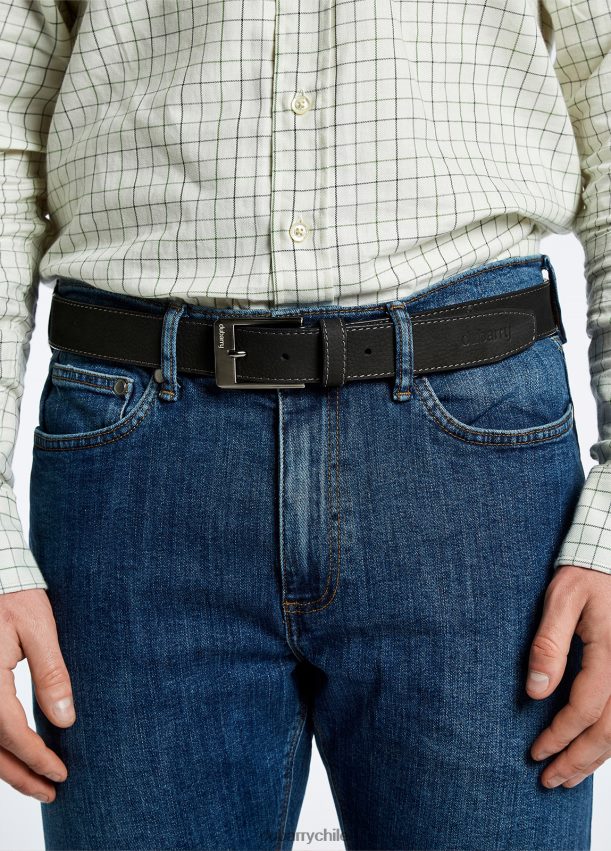 accesorios cl Dubarry hombres cinturón negro 4826BV1039