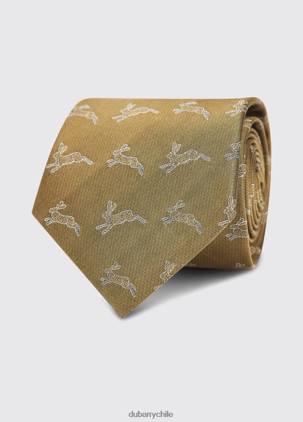 accesorios cl Dubarry hombres corbata de seda lacken oro 4826BV1049
