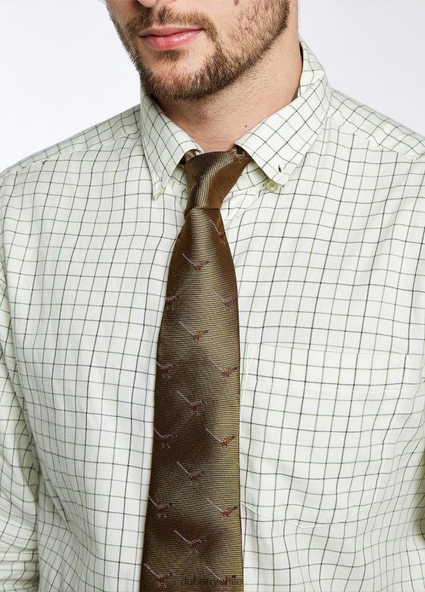 accesorios cl Dubarry hombres corbata de seda madden oro 4826BV1056