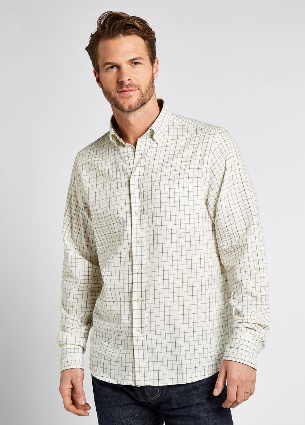 ropa cl Dubarry hombres camisa a cuadros hollymount crema 4826BV1016 ropa cl Dubarry hombres camisa a cuadros hollymount crema 4826BV1016