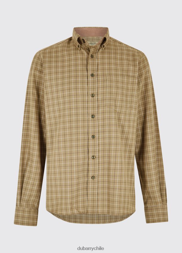 ropa cl Dubarry hombres camisa a cuadros hollymount verde oscuro 4826BV1161