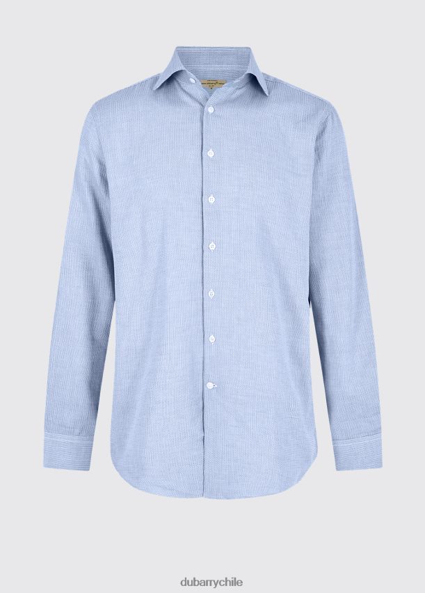 ropa cl Dubarry hombres camisa herbert de corte sastre azul pálido 4826BV969