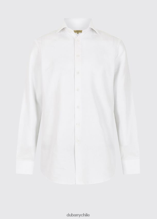ropa cl Dubarry hombres camisa herbert de corte sastre blanco 4826BV1136