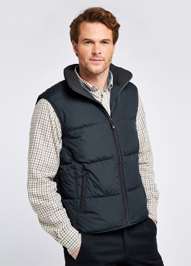 ropa cl Dubarry hombres chaleco de plumas Graystown Armada 4826BV984