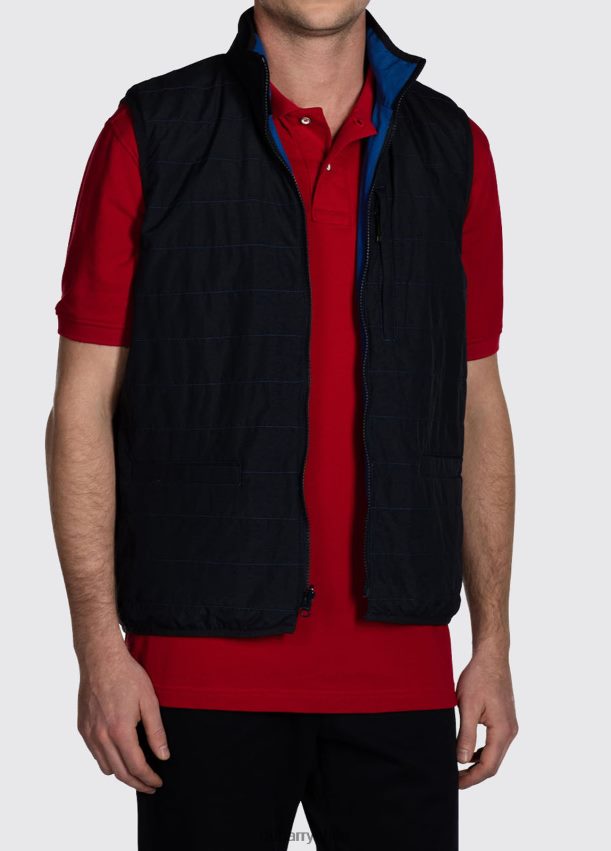 ropa cl Dubarry hombres chaleco ligero reversible killashee cobalto 4826BV1186