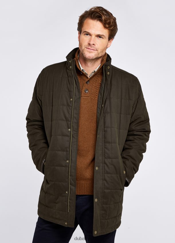 ropa cl Dubarry hombres chaqueta acolchada cashel verdete 4826BV1000