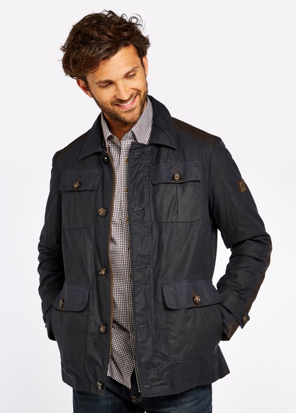 ropa cl Dubarry hombres chaqueta de cera broadford Armada 4826BV1104
