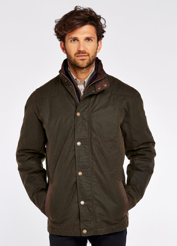 ropa cl Dubarry hombres chaqueta encerada carrickfergus aceituna 4826BV978