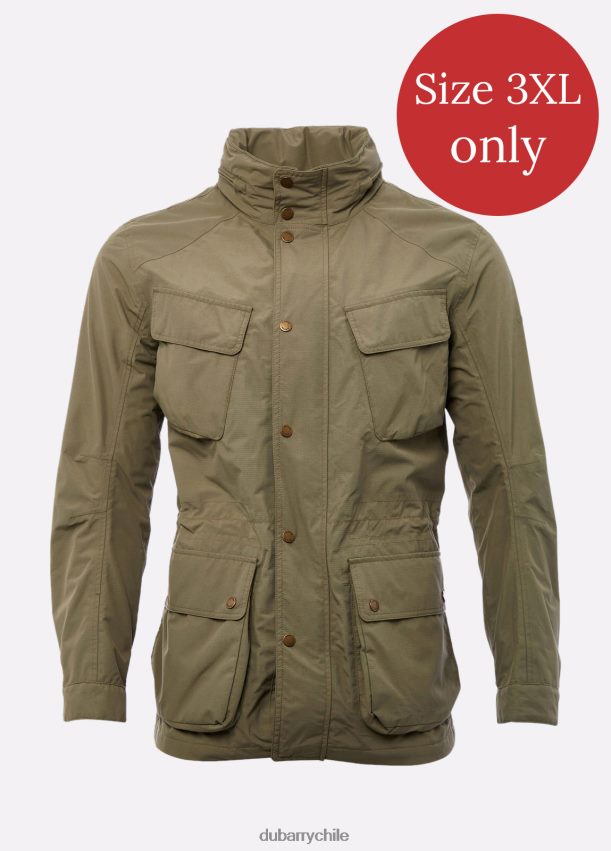 ropa cl Dubarry hombres chaqueta impermeable thornton caqui 4826BV1149
