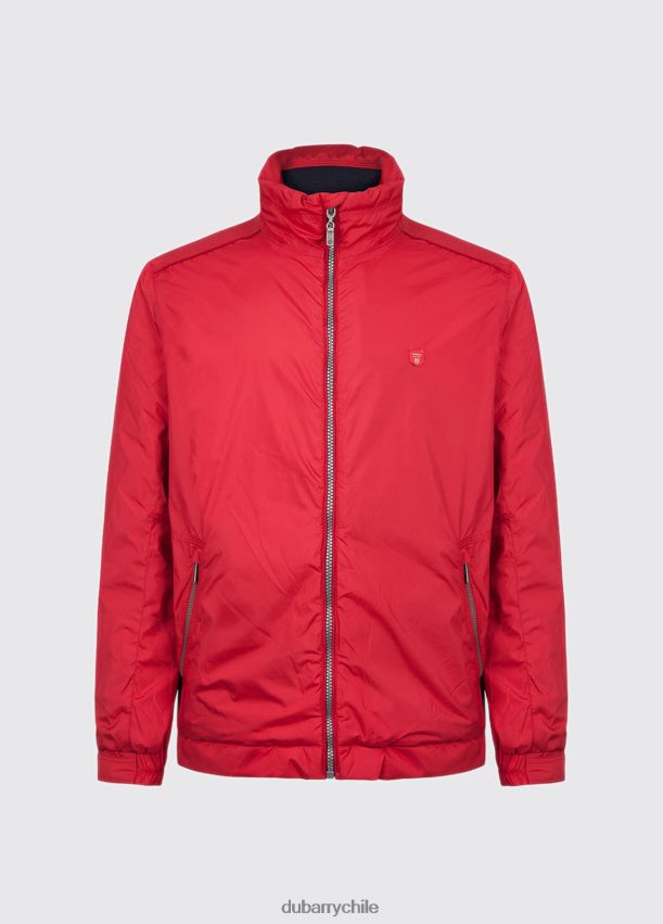 ropa cl Dubarry hombres chaqueta ligera de estribor rojo 4826BV1184