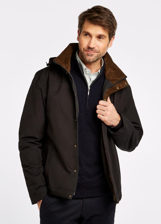 ropa cl Dubarry hombres chaqueta palmerstown negro 4826BV1092