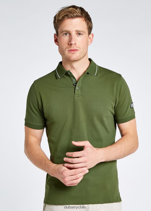 ropa cl Dubarry hombres polo loftus pesto 4826BV1096