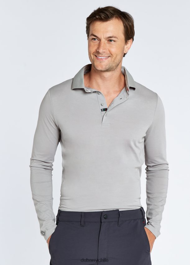 ropa cl Dubarry hombres polo manga larga platino 4826BV1027