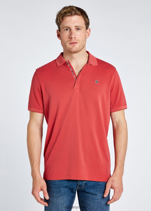 ropa cl Dubarry hombres polo ormsby rojo 4826BV1119