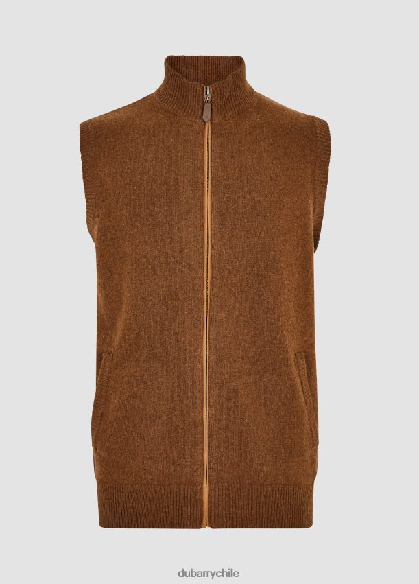 ropa cl Dubarry hombres chaleco de madera superior nuez moscada 4826BV1112