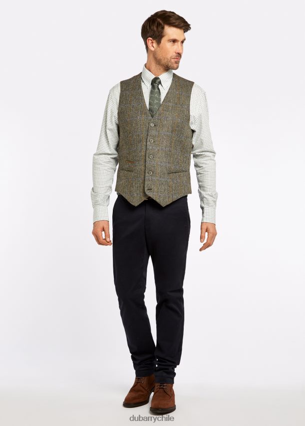 ropa cl Dubarry hombres chaleco de tweed ballyshannon madreselva 4826BV1131