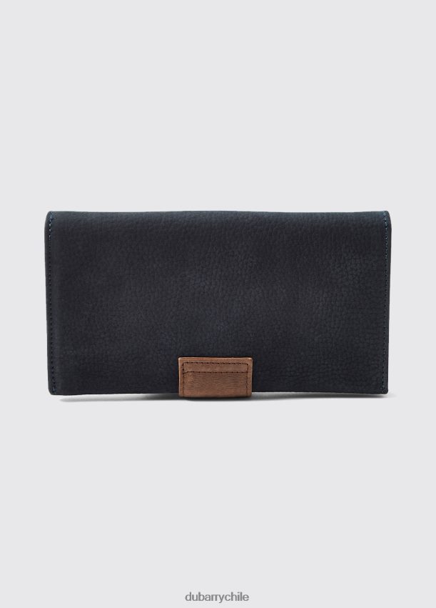 accesorios cl Dubarry mujer bolso dunbrody de cuero azul marino/marrón 4826BV318