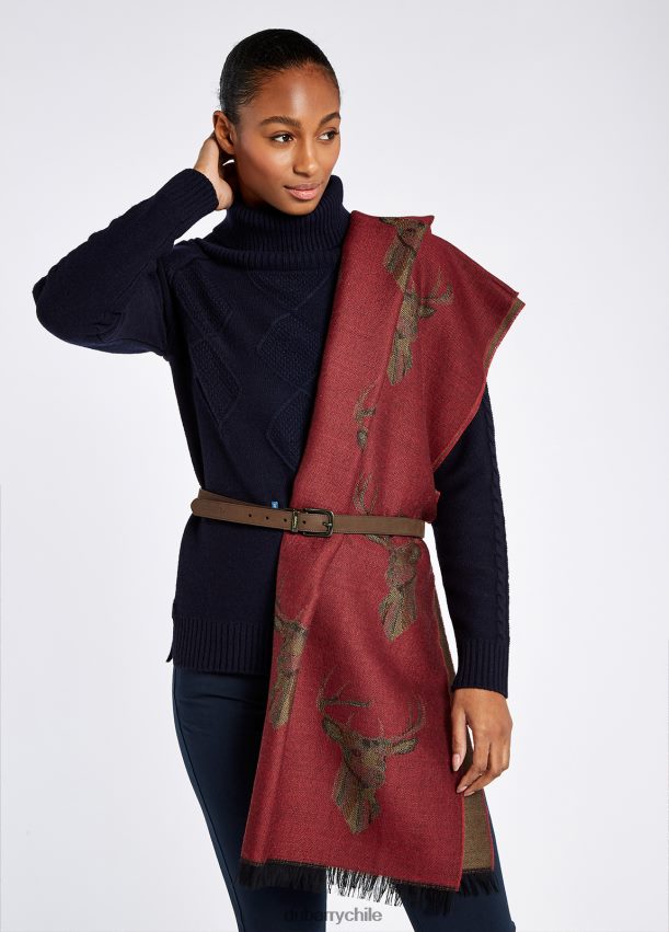 accesorios cl Dubarry mujer estola de heatherbell cardenal 4826BV399