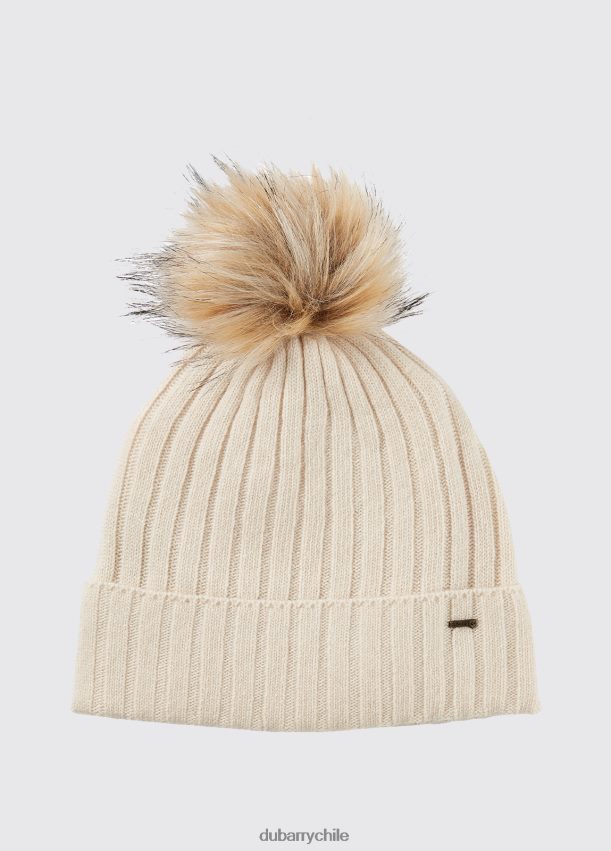 accesorios cl Dubarry mujer gorro de punto zarapito con pompón tiza 4826BV371