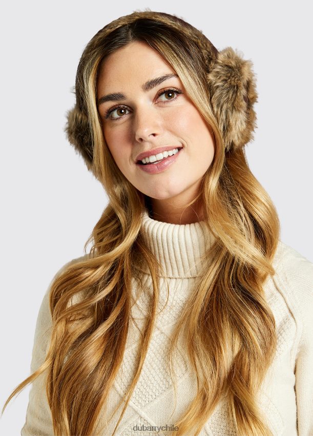 accesorios cl Dubarry mujer orejeras de piel sintética hillcrest chinchilla 4826BV430