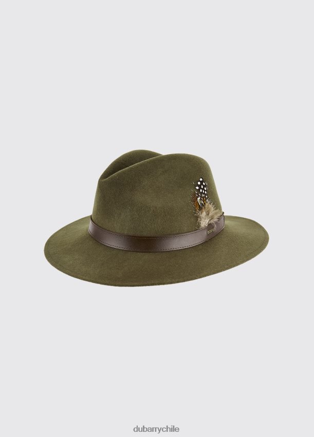 accesorios cl Dubarry mujer sombrero de fieltro gallagher aceituna 4826BV403