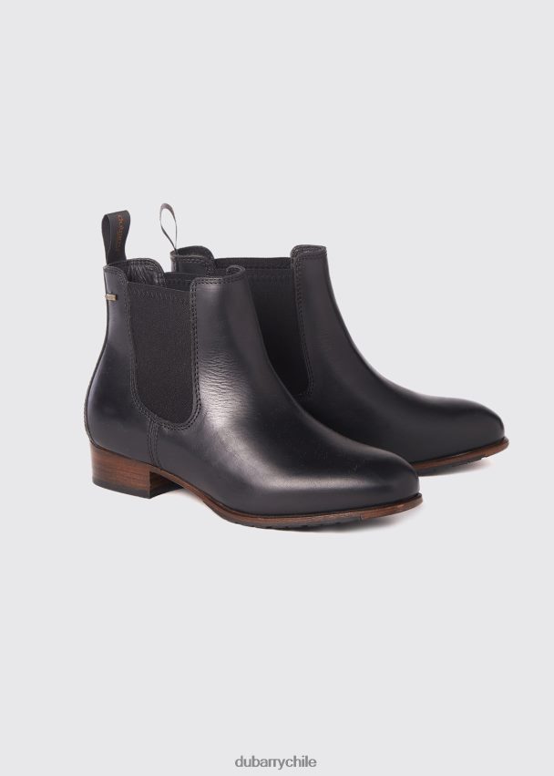 calzado cl Dubarry mujer bota con suela de cuero de corcho negro 4826BV748