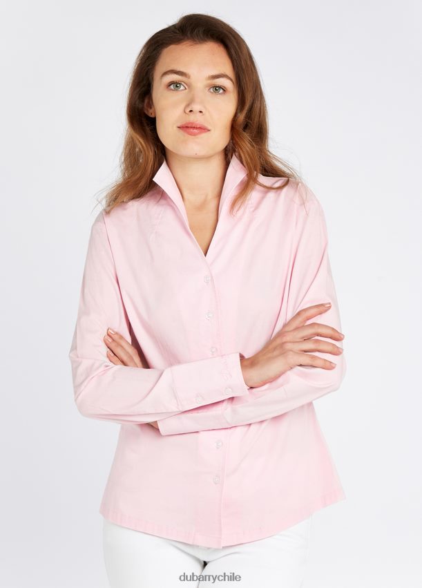 ropa cl Dubarry mujer camisa de campanilla blanca Rosa palido 4826BV181