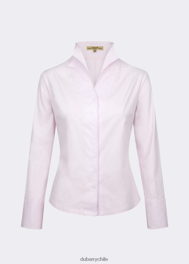 ropa cl Dubarry mujer camisa de campanilla blanca Rosa palido 4826BV181