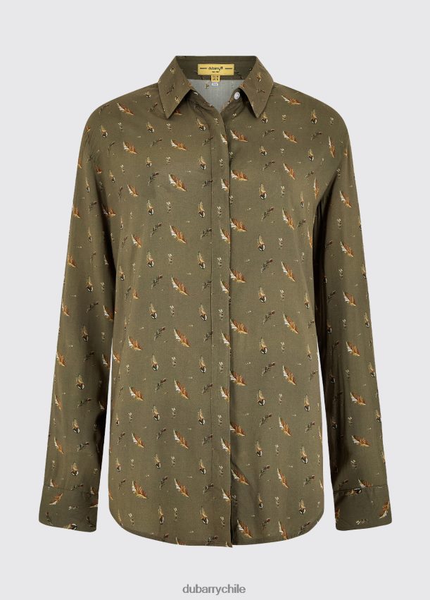 ropa cl Dubarry mujer camisa de huerta verde oscuro 4826BV775