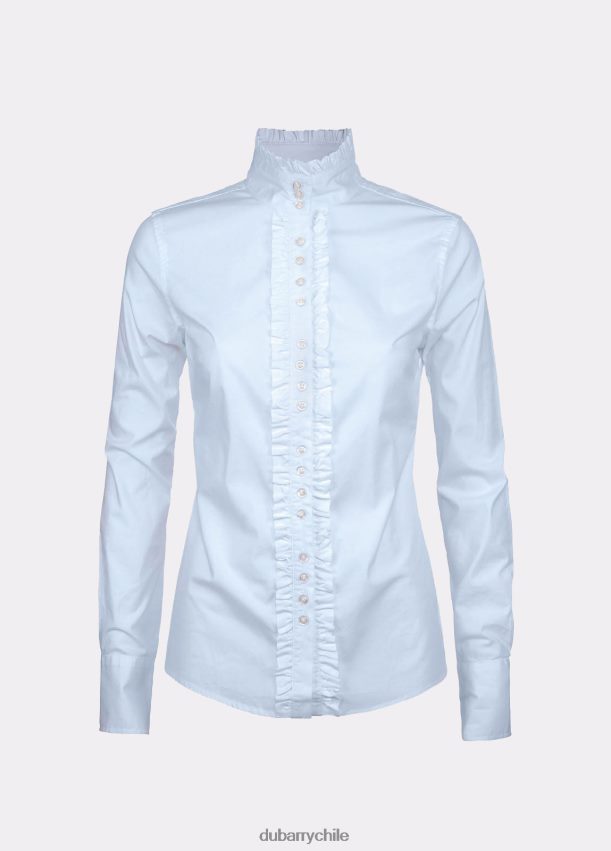 ropa cl Dubarry mujer camisa de manzanilla azul pálido 4826BV228