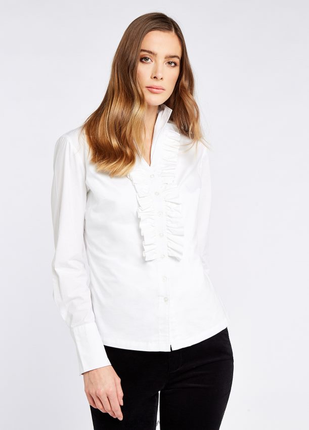 ropa cl Dubarry mujer camisa hortensia blanco 4826BV184