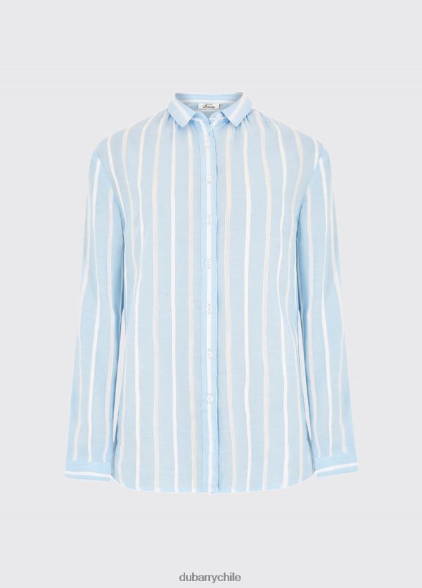 ropa cl Dubarry mujer camisa violeta azul pálido 4826BV676