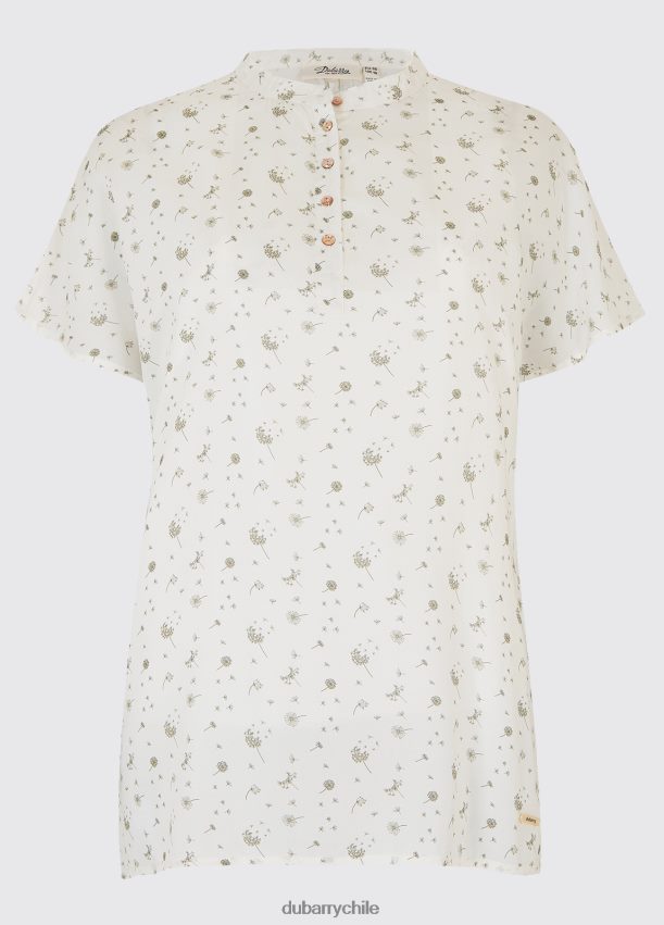 ropa cl Dubarry mujer top con estampado de cascada blanco 4826BV763