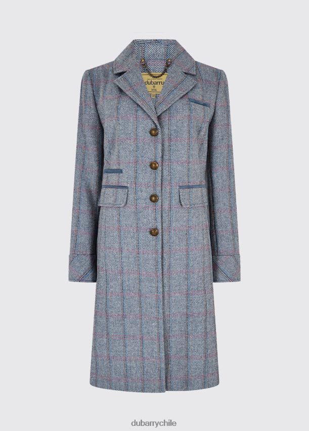 ropa cl Dubarry mujer abrigo de lana de endrino neblina de mezclilla 4826BV209