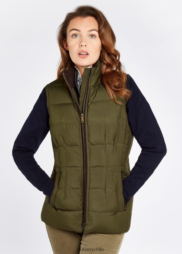 ropa cl Dubarry mujer chaleco acolchado spiddal aceituna 4826BV285
