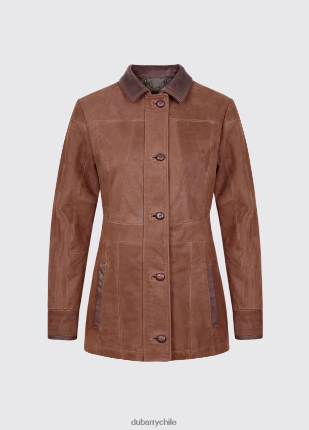 ropa cl Dubarry mujer chaqueta de cuero de mujer orfebre nuez 4826BV612