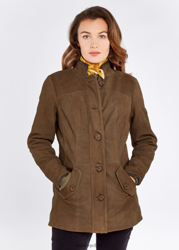 ropa cl Dubarry mujer chaqueta de cuero joyce nuez 4826BV170
