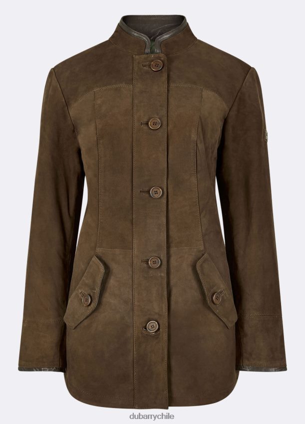 ropa cl Dubarry mujer chaqueta de cuero joyce nuez 4826BV170