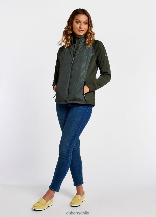 ropa cl Dubarry mujer chaqueta de rendimiento ferndale pesto 4826BV132
