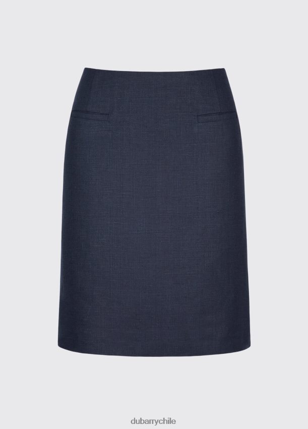 ropa cl Dubarry mujer falda de lino de girasol para mujer Armada 4826BV783