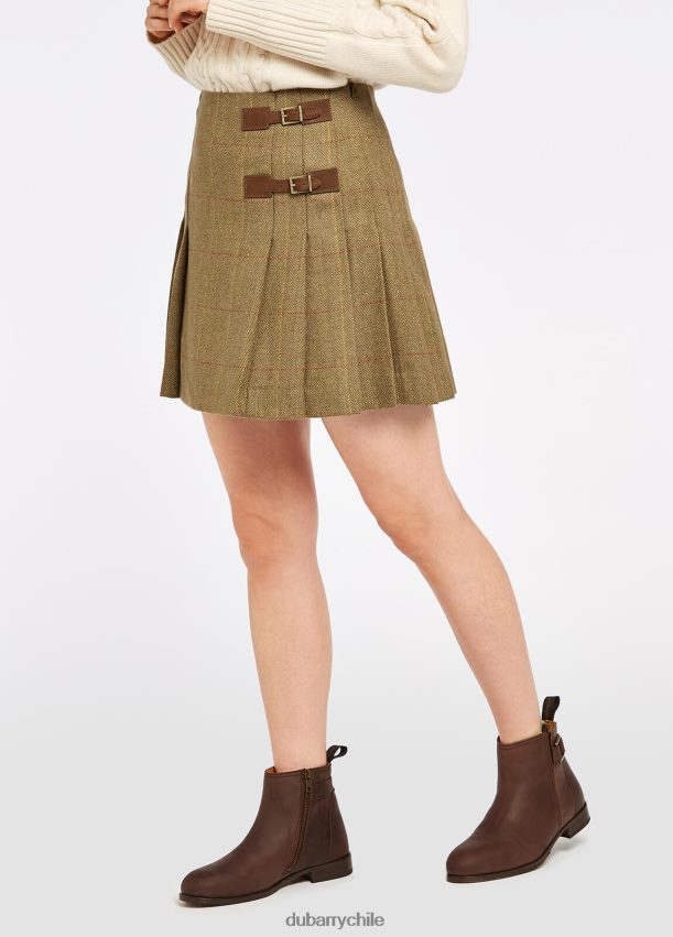 ropa cl Dubarry mujer falda de tweed con flores olmo 4826BV216