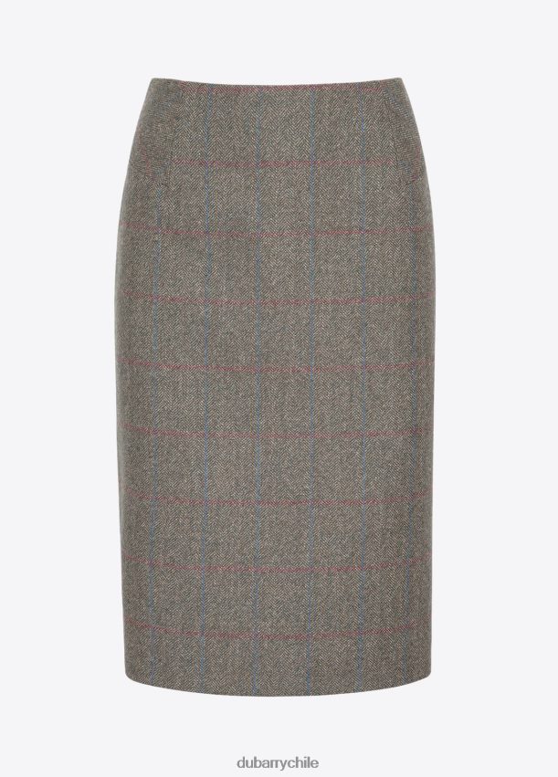 ropa cl Dubarry mujer falda de tweed de helecho musgo 4826BV702