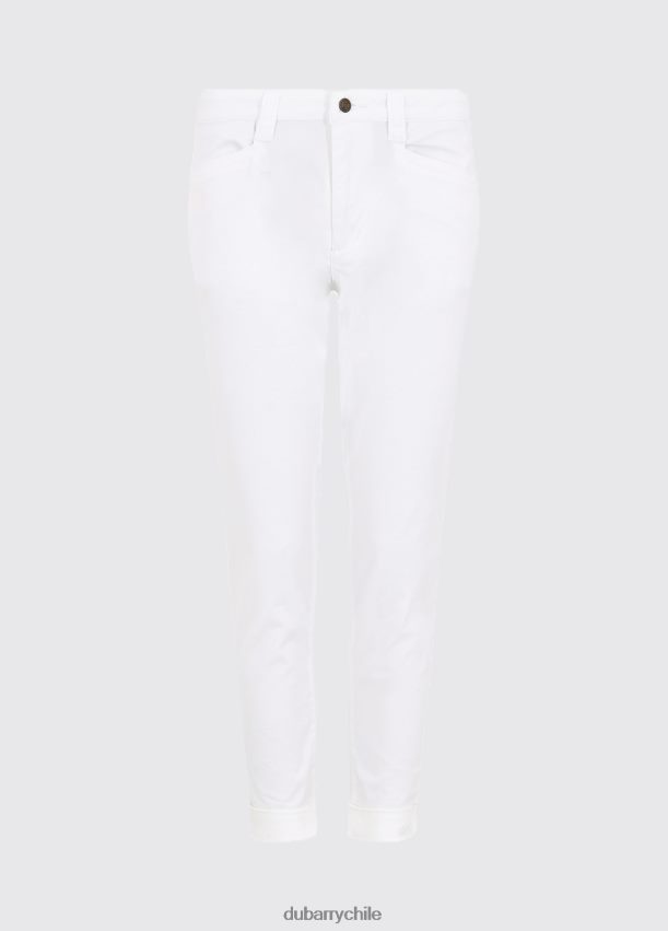 ropa cl Dubarry mujer chinos killybegs blanco 4826BV608