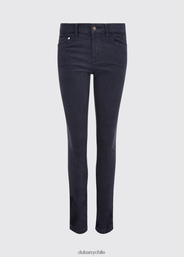 ropa cl Dubarry mujer jeans con motivo de madreselva índigo 4826BV234