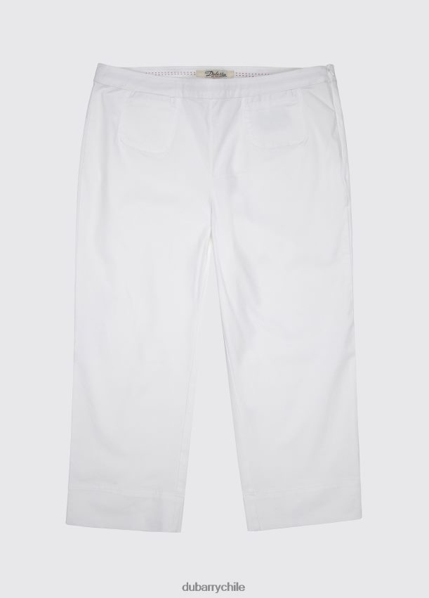 ropa cl Dubarry mujer pantalones capri bluebell blanco 4826BV824