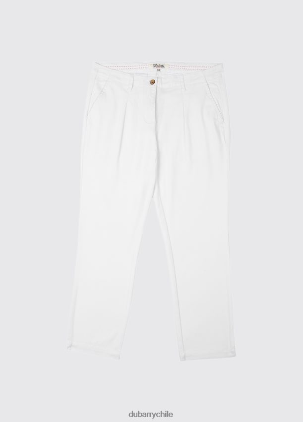 ropa cl Dubarry mujer pantalones capri de caña blanco 4826BV598