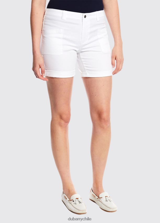 ropa cl Dubarry mujer pantalones cortos bellinter blanco 4826BV799