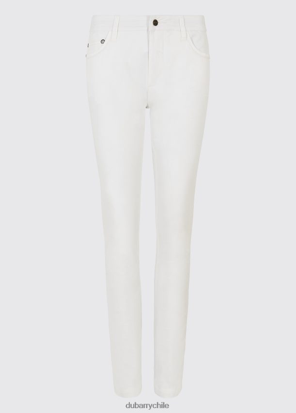 ropa cl Dubarry mujer vaqueros de la vía verde blanco 4826BV188