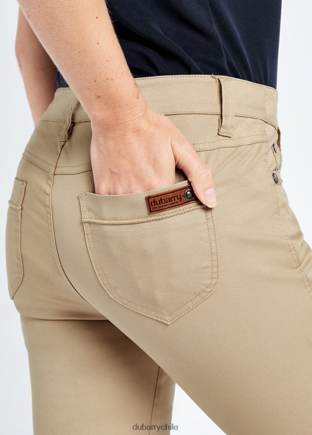 ropa cl Dubarry mujer vaqueros de la vía verde ostra 4826BV198